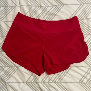 Lululemon speed up 4 inch shorts